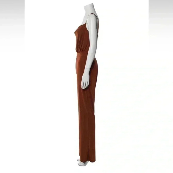 NWT Jason Wu burnt orange jumpsuit sz  M - Picture 10 of 11